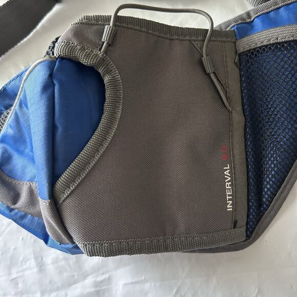 Outdoor Poducts belt bag with Water Bottle / Fanny Pack Blue/Grey Camping - Picture 13 of 15